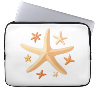 Capa Para Notebook Estrelas-do-mar e as Pequenas