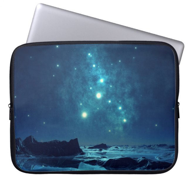 Capa Para Notebook Estrelas Luminosas (Frente)