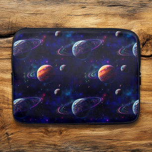 Capa Para Notebook Estrelas, Planetas, Galáxias, Espaço Exterior Cons