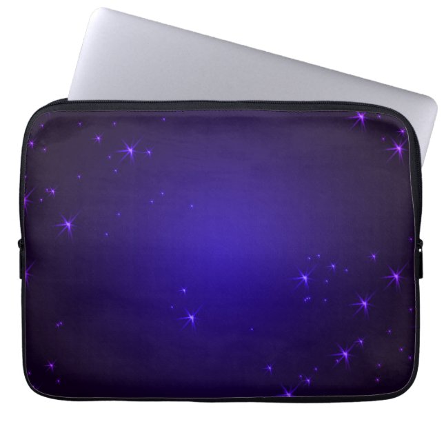 Capa Para Notebook Estrelas roxas (Frente)