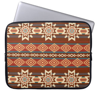 Capa Para Notebook Estrelas Têxteis Étnicas: Padrão de Abstrato.