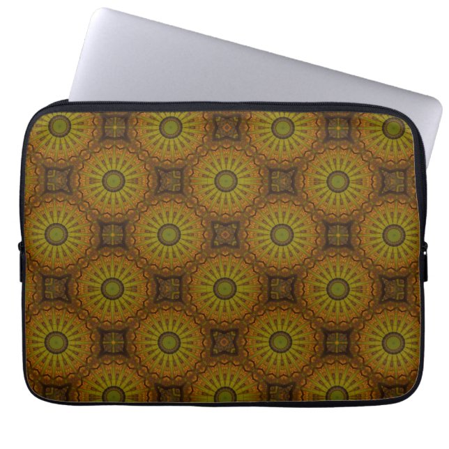 Capa Para Notebook Estrelas Verdes (Frente)