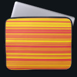 Capa Para Notebook Estrias Amarelas Vermelhas Laranja<br><div class="desc">Bolsa de laptop Laranja Vermelho Amarelo</div>