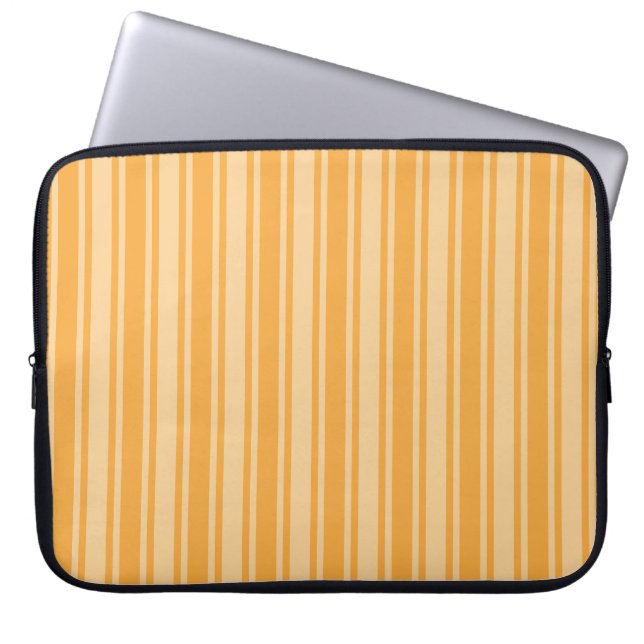 Capa Para Notebook Estrias de doces amarelas (Frente)