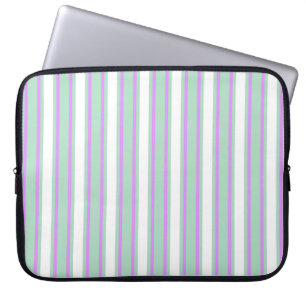 Capa Para Notebook Estrias de doces mint e lilac