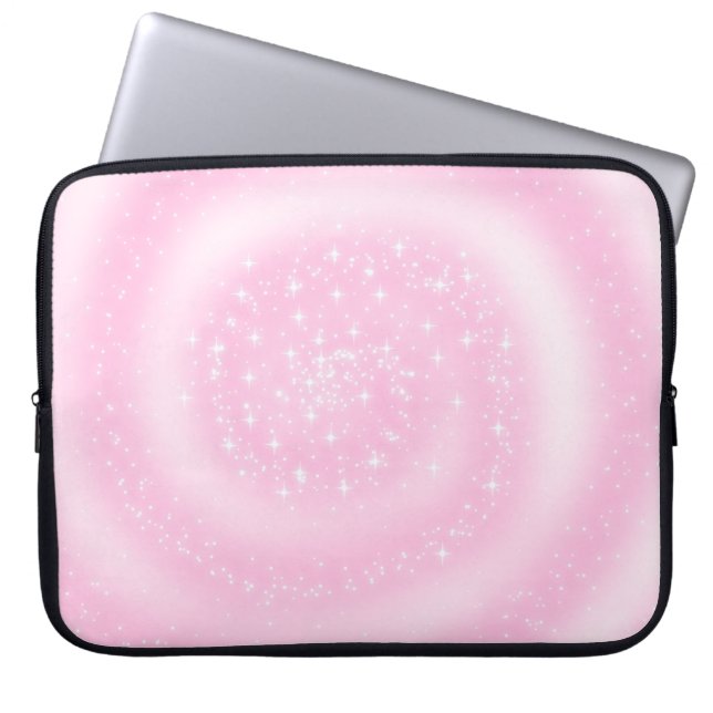 Capa Para Notebook Estrutura de estrelas transparente em segundo plan (Frente)