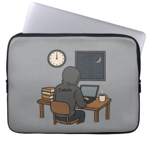 Capa Para Notebook Estudo à Meia-Noite