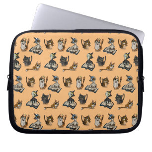 Capa Para Notebook Estudo útil Gatos Amarelos