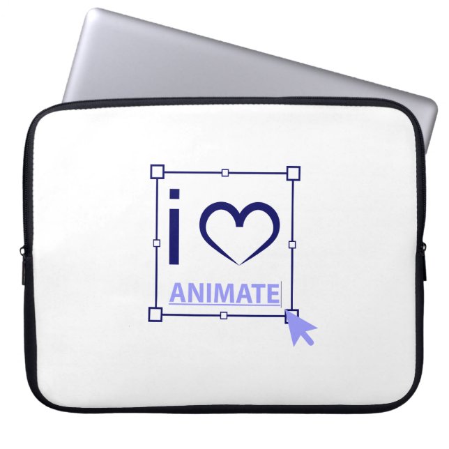 Capa Para Notebook Eu Adoro Animação (Frente)