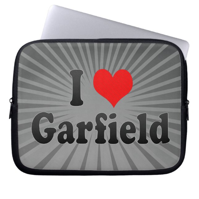 Capa Para Notebook Eu amo Garfield, os Estados Unidos (Frente)