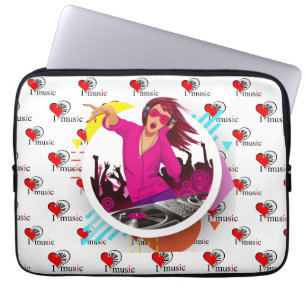 Capa Para Notebook Eu Amo Música