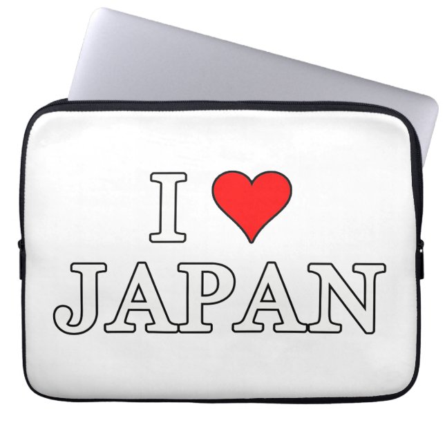 Capa Para Notebook Eu amo o Japão (Frente)