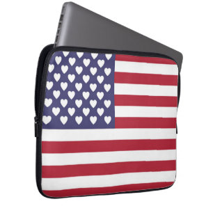 CAPA PARA NOTEBOOK EU AMO OS ESTADOS UNIDOS DA AMÉRICA 