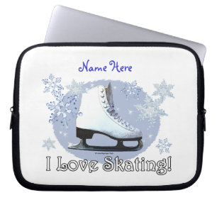 Capa Para Notebook Eu amo patinar!