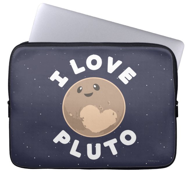 Capa Para Notebook Eu amo Pluto (Frente)