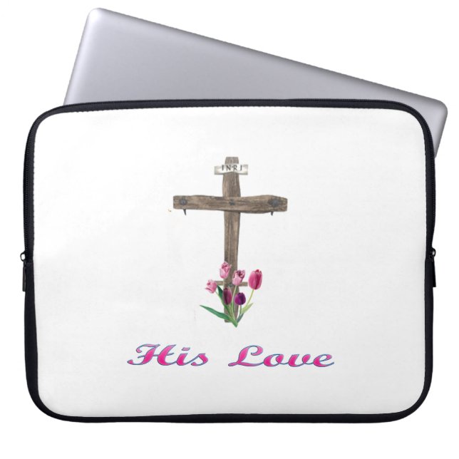 Capa Para Notebook Eu amo presentes de Jesus (Frente)