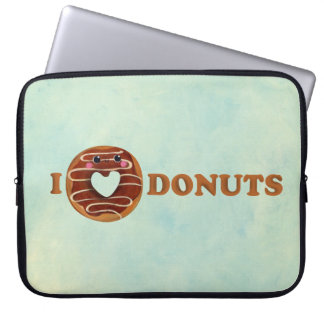 Capa Para Notebook Eu amo rosquinhas