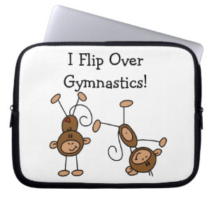 Capa Para Notebook Eu lanço sobre a ginástica