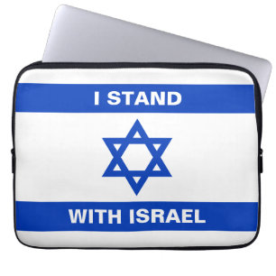 Capa Para Notebook Eu mantenho com Israel um texto personalizado band