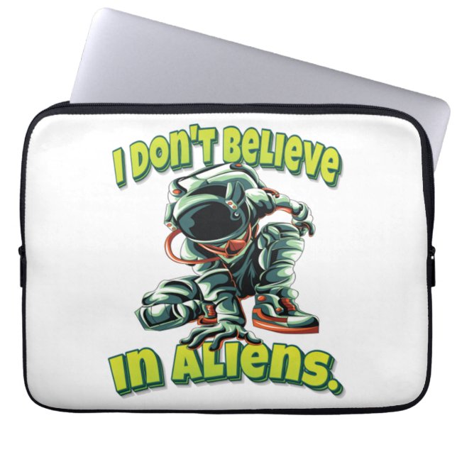 Capa Para Notebook Eu não acredito em Aliens. Simples astronauta (Frente)