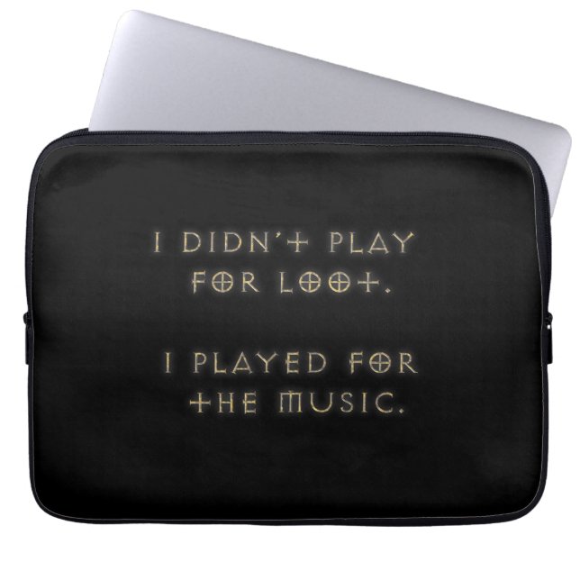 Capa Para Notebook Eu não joguei muito. (Frente)