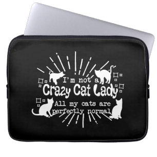 Capa Para Notebook Eu não sou uma Lady Gato Louca