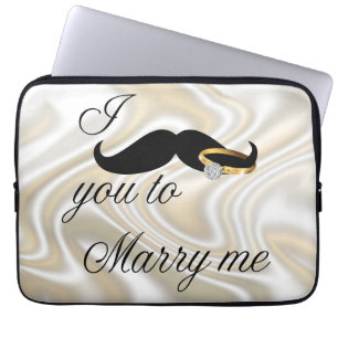 Capa Para Notebook Eu o bigode... para me Casado