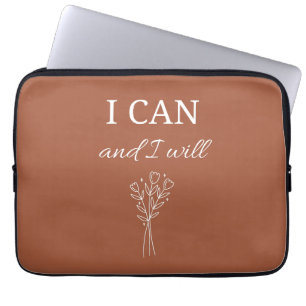 Capa Para Notebook Eu posso e vou inspirar