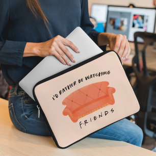 Capa Para Notebook Eu Preferencialmente assistindo amigos™