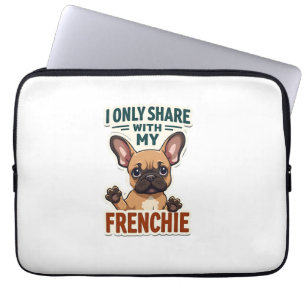 Capa Para Notebook Eu Só Compartilho Com Meu Francês Bulldog Francês 