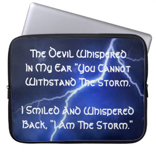 Capa Para Notebook Eu Sou A Bolsa de laptop De Tempestade