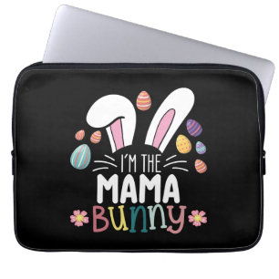 Capa Para Notebook Eu Sou a Mamãe Coelhinha Páscoa Roupas Combinando 