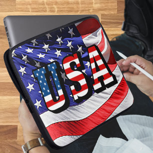 Capa Para Notebook EUA - Bandeira Americana
