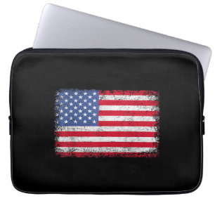 Capa Para Notebook EUA Bandeira Patriótica Americana Para Homens Meni