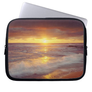 Capa Para Notebook EUA, Califórnia, San Diego. Praia Sunset Cliffs