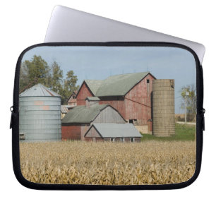 Capa Para Notebook EUA, IOWA, Froelich: Fazenda antiga