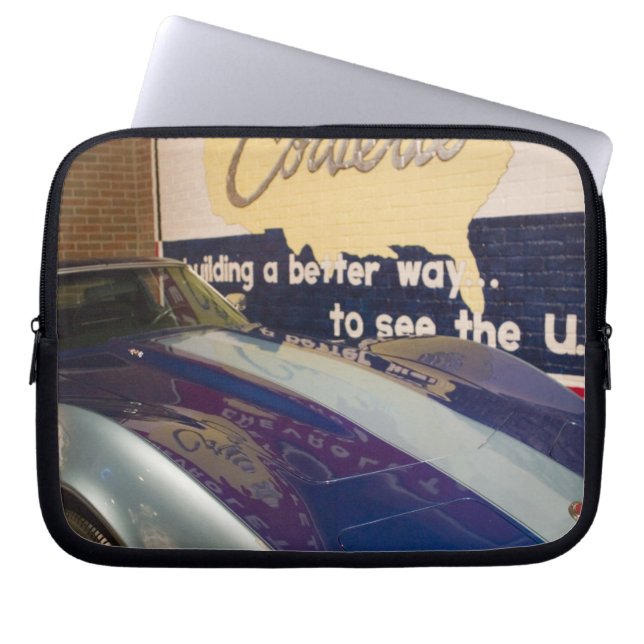 Capa Para Notebook EUA, Kentucky, Bowling Green: Nacional Corvette 2 (Frente)