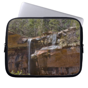 Capa Para Notebook EUA, Utah, Parque Nacional de Zion, Cachoeiras em