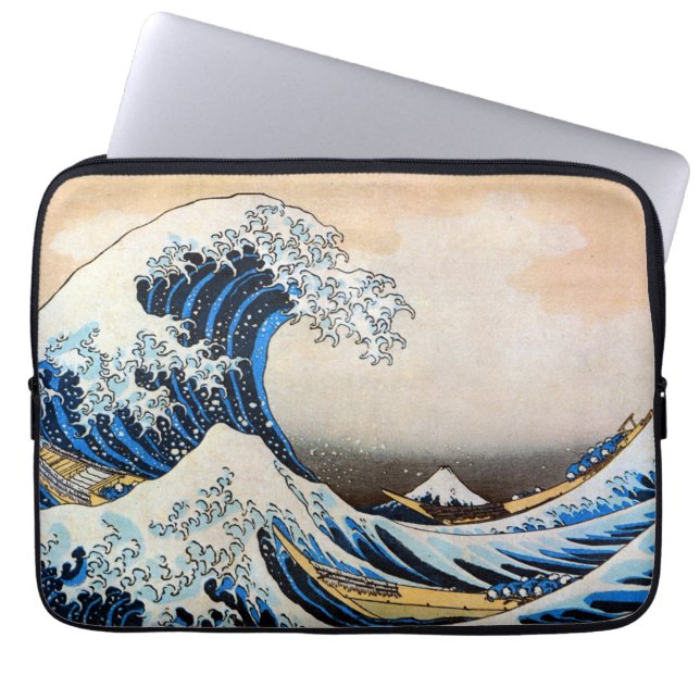 Capa Para Notebook Excelente Wave, Hokusai, Ukiyo-e (Frente)