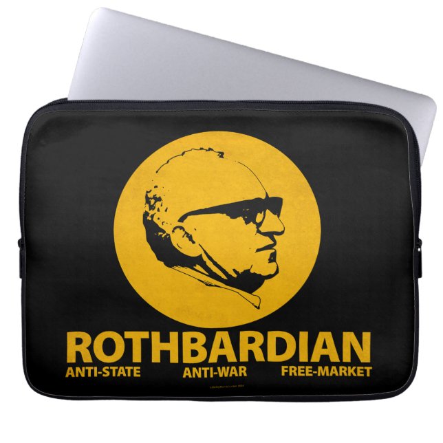 Capa Para Notebook Exemplo dos eletrônicos de Rothbardian (Frente)