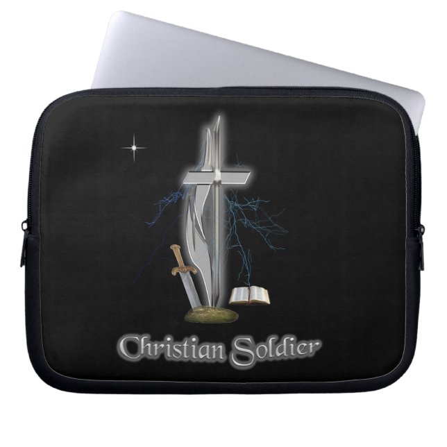 Capa Para Notebook Exemplos cristãos do soldado (Frente)