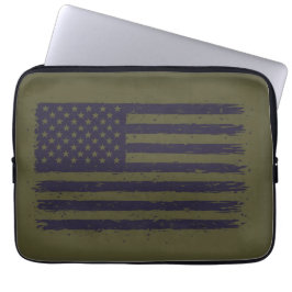 Capa Para Notebook Exército América Verde e roxo