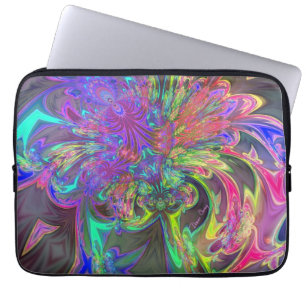 Capa Para Notebook Explosão de incandescência da cor - cerceta & De