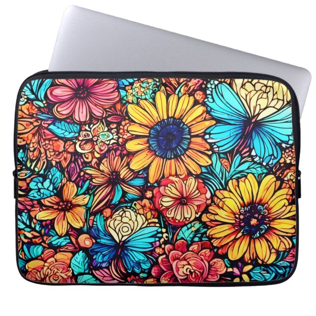 Capa Para Notebook Explosão de porta flexível vibrante (Frente)