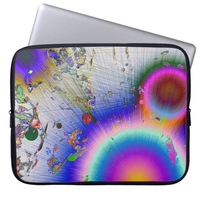 Capa Para Notebook Explosão solar (Frente)