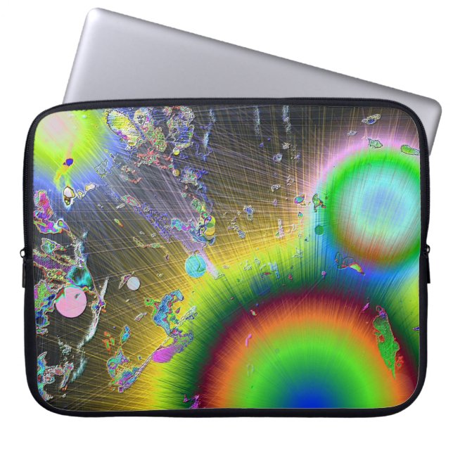 Capa Para Notebook Explosão solar (Frente)