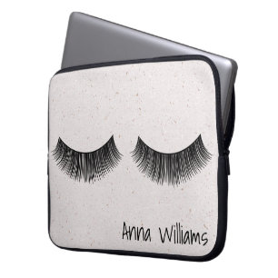 Capa Para Notebook Eyelashes no padrão Terrazzo