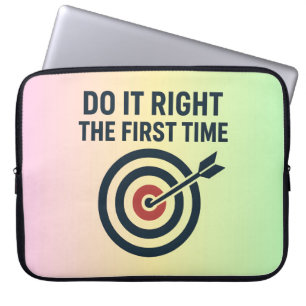 Capa Para Notebook Faça Certo da Primeira Vez Meta de Zero Defeitos