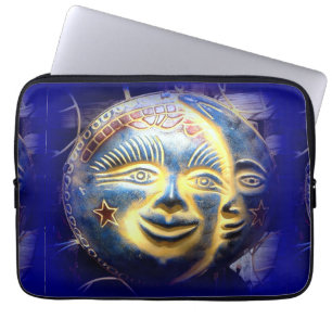 Capa Para Notebook face do sol/ face da lua bolsa de laptop