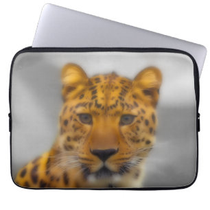 Capa Para Notebook Face Leopardo